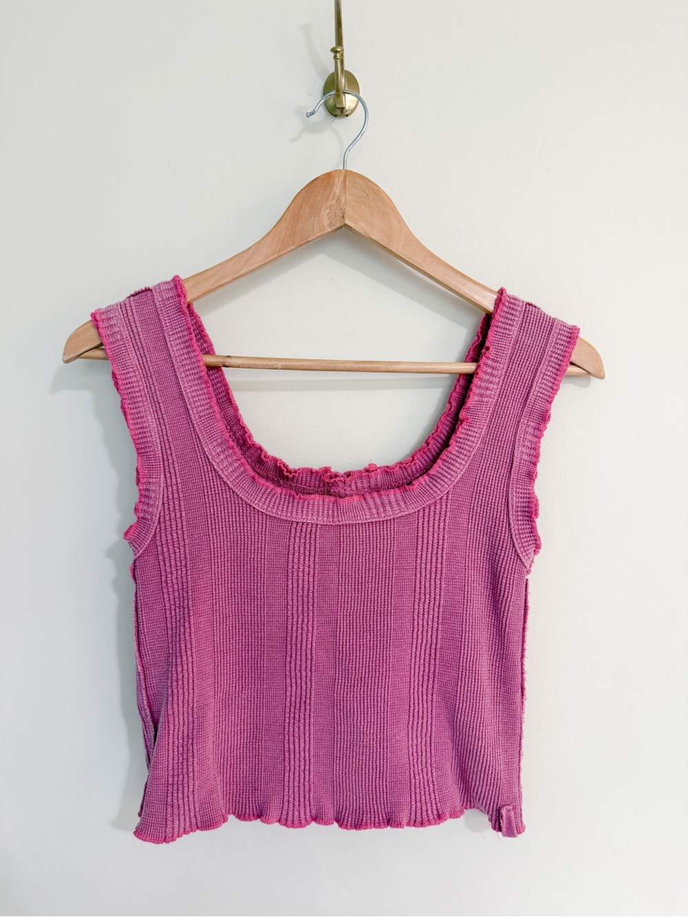 We the Free Pink Crop Tank